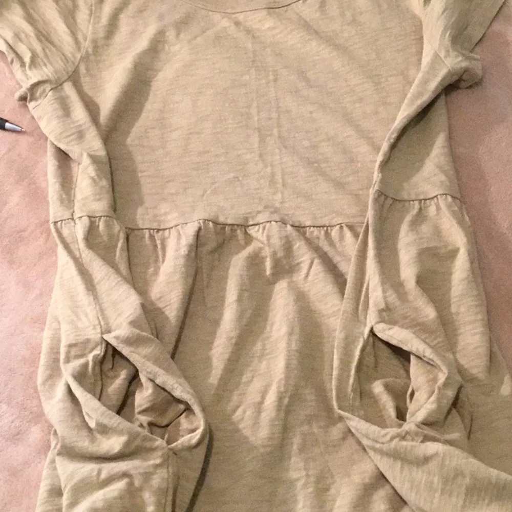 Universal Thread Camel Maxi Dress with Short Sleeves - Picture 6 of 7